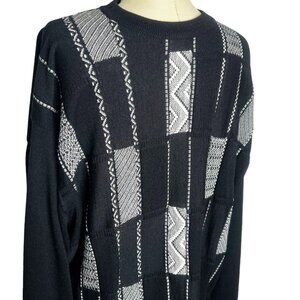 VTG Stacy Adams Sweater Mens Size XL Wool Blend Crew Neck Pullover